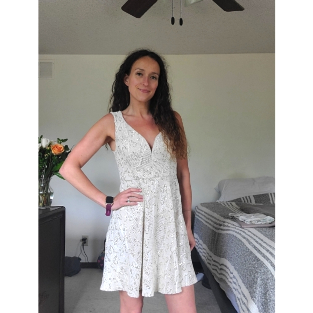 Bailey Blue sequin dress